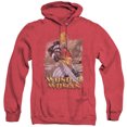 thumbnail image 1 of JLA Justice League Wonder Woman Adult Heather Hoodie Sweatshirt Red, 1 of 1