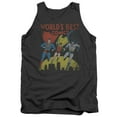 thumbnail image 1 of JLA Justice League Worlds Best Adult Tank Top Charcoal, 1 of 1