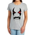 thumbnail image 1 of JLA Lobo Face Women's T Shirt, Athletic Heather, 2X-Large, 1 of 6