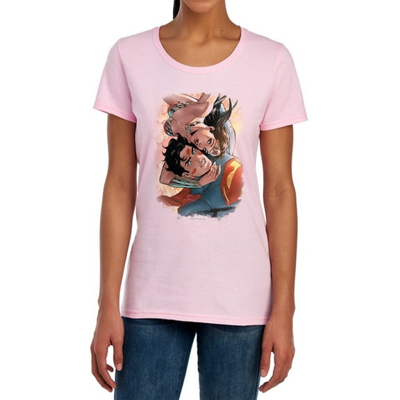 JLA Love Birds Women's T Shirt, Pink, Large