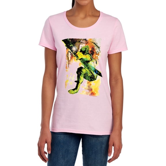 JLA Painted Archer Women's T Shirt, Pink, Medium