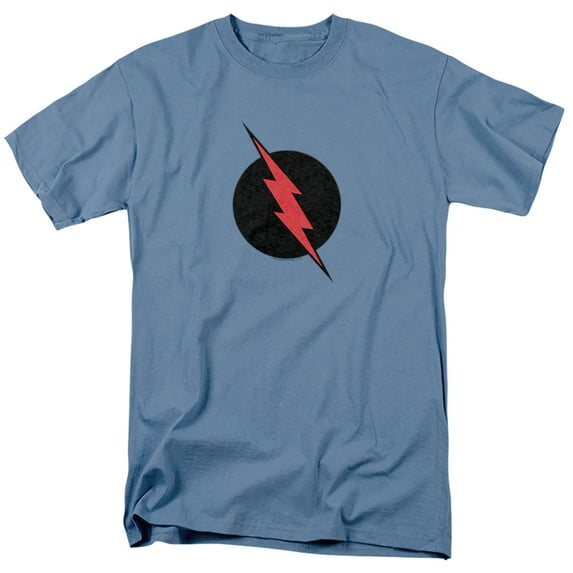 JLA Reverse Flash Unisex Adult T Shirt, Carolina Blue, 2X-Large