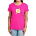 thumbnail image 1 of JLA Rough Flash Women's T Shirt, Hot Pink, Medium, 1 of 6