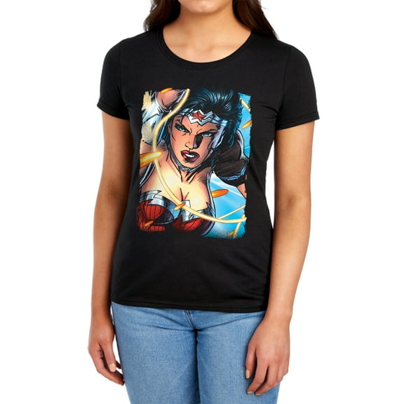 JLA Scowl Women's T Shirt, Black, Small