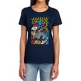 thumbnail image 1 of JLA Ultimate Scarifice Women's T Shirt, Navy, Large, 1 of 6