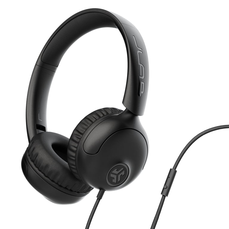 JLab Studio 2 Wired Headphones, Black, Cloud Foam Comfort