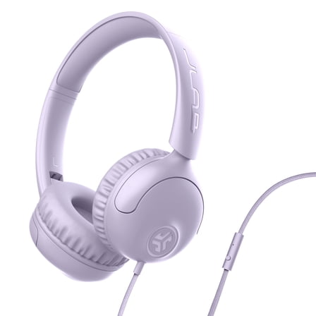 JLab Studio 2 Wired Headphones - Lilac; On-Ear Folding Headphones in New Form Factor