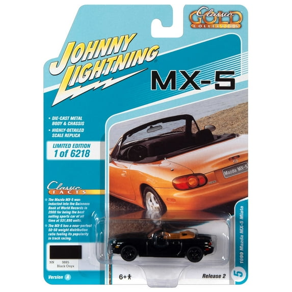 Johnny Lightning 1999 Mazda MX-5 Miata (Black)