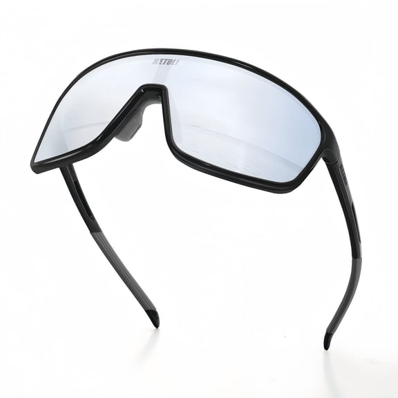 JLETOLI Photochromic UV400 Protection Polarized Lightweight Unisex Bike Sunglasses with Case Floating Strap