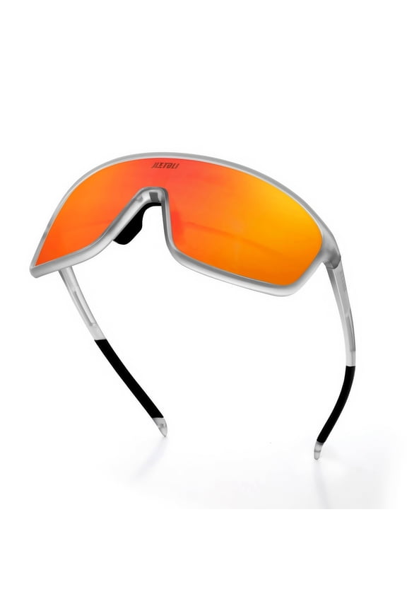 Photochromic UV400 Protection Polarized Lightweight Unisex Bike Sunglasses with Case Floating Strap