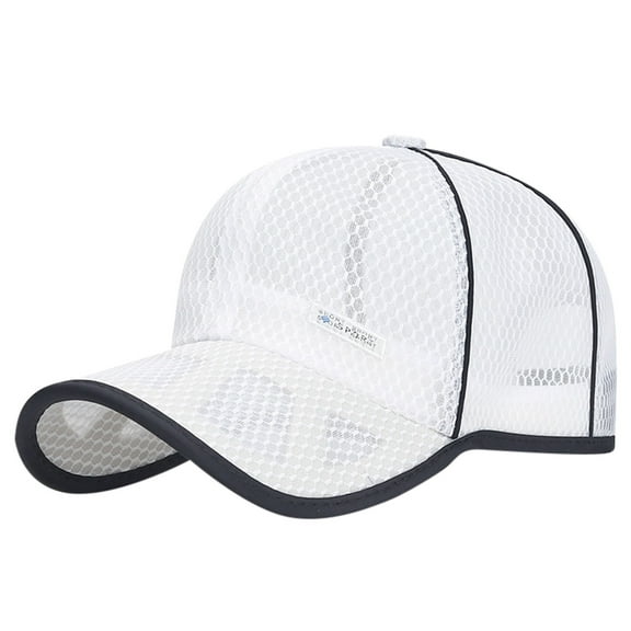 JLFKNG Baseball Cap Fashion Patchwork Fitted Mesh Cotton Hat Lightweight Breathable Sun Protection Cap Suitable For Outdoor Activities