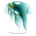 thumbnail image 1 of JLFKNG Males Summer Tee Shirt Tops Fashion Color Printed Tee Shirts Round Neck Short Sleeve T Shirts Breathable Loose Fit Lounge Clothing Fot Men, 1 of 4