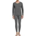 thumbnail image 1 of JLFKNG Men's 2Pcs Oufits Basic Thermal Underwear Set Long Cotton Comfortable Sweater Low Neck V Neck Slim Fit Base Shirt Comfy Summer Clothes, 1 of 4