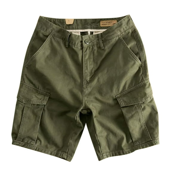 JLFKNG Men's Cargo Shorts Casual Stretchy Lightweight Summer Shorts With Multi Pockets Suitable For Daily Wear