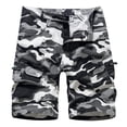 thumbnail image 1 of JLFKNG Mens Fashion Casual Camouflage Colour Multi Pocket Zipper Buckle Outdoor Shorts Tooling Shorts Handsome Mens Clothing, 1 of 3