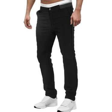 JLFKNG Mens Pants Business Elastic Dress Pants Slim Version Of Fashion British Small Foot Pants No Four Elastic Pants Suitable For Beach, Dates