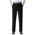 thumbnail image 1 of JLFKNG Mens Stretch Pants Expandable Waistband Classic Fit Front Pleated Dress Pant With Expandable Waistband Breathable Slim Fit Suitable For Sports, 1 of 5