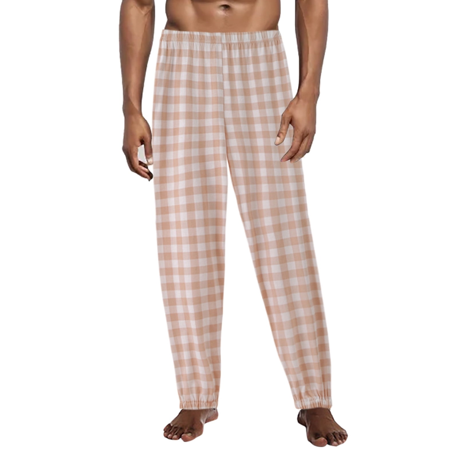 JLFKNG Mens Stretch Pants Fashion Pajamas Thickened Pants