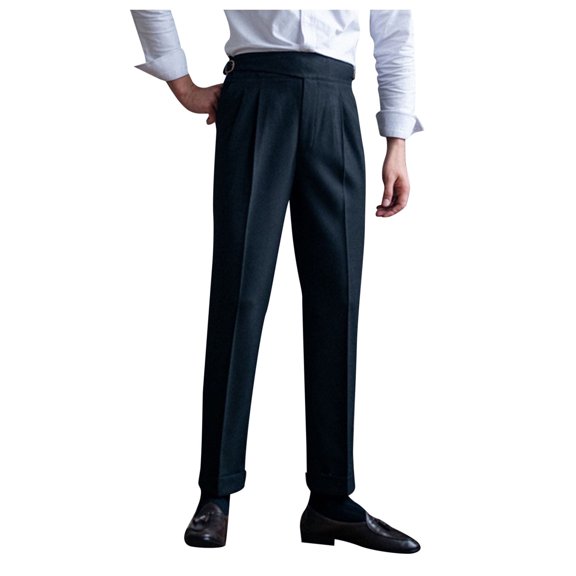 JLFKNG Mens Stretch Pants Fashion Slim Fit Dress Pants Classic Business Formal Trousers For Men Comfy Mens Clothing