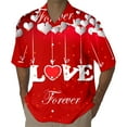 JLFKNG Mens TShirts Long Sleeve Shirts For Men Romantic Valentines Day