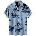 thumbnail image 1 of JLFKNG Mens T-Shirts Short Sleeve Shirts For Men Fashion Hawaiian Style Coconut Tree Printed Casual Loose Fit Shirt Tops Comfy Summer Clothes, 1 of 4