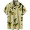 thumbnail image 1 of JLFKNG Mens T-Shirts Short Sleeve Shirts For Men Fashion Hawaiian Style Coconut Tree Printed Casual Loose Fit Shirt Tops Lounge Summer Tops, 1 of 4