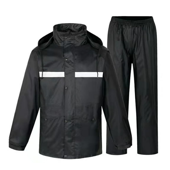 JLFKNG Rain Suit Jacket & Trouser Suit Raincoat For Men Outdoor Breathable Anti Storm Comfy Summer Clothes