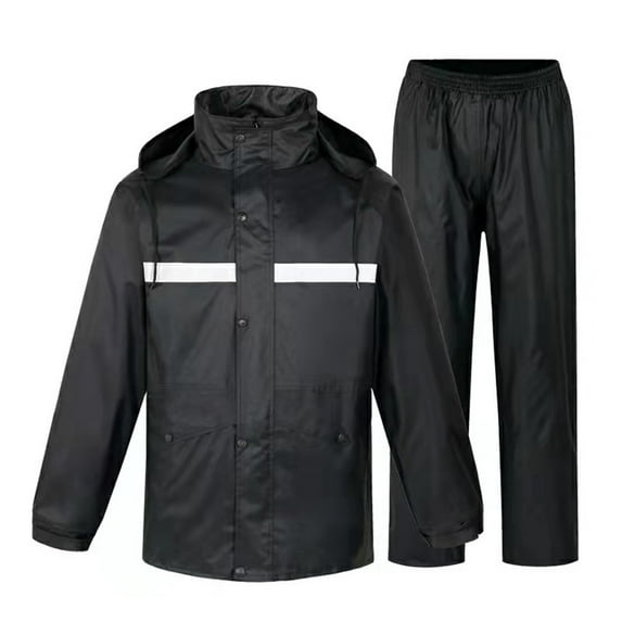 JLFKNG Rain Suit Jacket & Trouser Suit Raincoat For Men Outdoor Breathable Anti Storm Suitable For Vacation