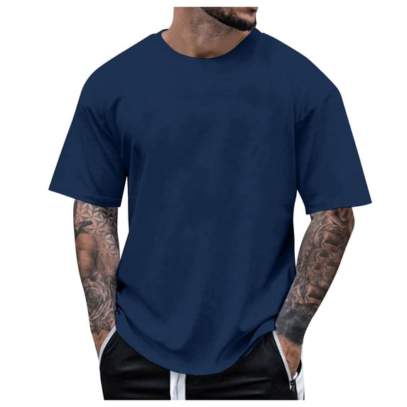JLFKNG Shirts For Men Independence Day Style Usa Flag Printed Patriotic Shirts For Men Short Sleeve Crew Neck Breathable Loose Fit Suitable For Festival