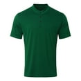 thumbnail image 1 of JLFKNG Summer Mens Cool T Shirt Summer Breathable Short Sleeve T Shirt For Men Solid Color Button Lapel Bottoming Shirts With Pockets Comfy Mens Clothes, 1 of 8