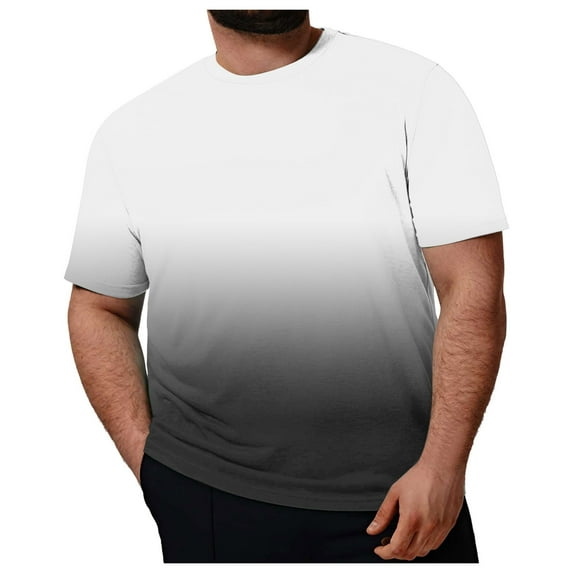 JLFKNG Summer Mens Cool T Shirt Fashion Casual T Shirt Plus Size Loose Fashion Casual 3D Printing Plus Size T Shirt Plus Size Coat Suit For Sports, Dailywear, Shopping And Other Occasions