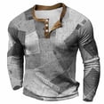 thumbnail image 1 of JLFKNG Summer Mens Polo Shirts Long Sleeve Polo Shirts For Men Crew Neck Buttons Up Casual Easter Style Rabbit Egg Printed Business Cardigan T Shirts Comfy Mens Clothes, 1 of 2