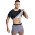 thumbnail image 1 of JLFKNG Summer Mens T-Shirt Tops Solid Color Sauna T-Shirts Crew Neck Workout Sports Shapewear Gym Exercise Short Sleeve Tees Comfy Mens Clothes, 1 of 9