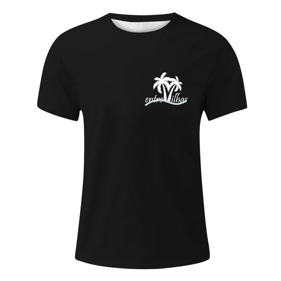 JLFKNG Summer Shirts For Men Hawaiian Style Coconut Tree Printed Tshirts Crew Neck Short Sleeve Braethable Loose Fit Tee Shirts Comfy Mens Clothes