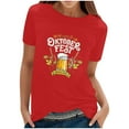 thumbnail image 1 of JLFKNG T Shirts For Women Oktoberfest Party Crewneck T Shirt Traditional Bavarian Style Tee For Festival Soft Comfortable Fit Shirt Tops Comfy Summer Clothes, 1 of 4