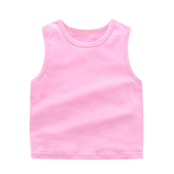 JLFKNG Teens Girls Sleeveless Crop Tops Double Layer Scoop Neck Cropped Tank Top Training Cami Sports Bra Breathable