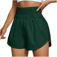 thumbnail image 1 of JLFKNG Women's Shorts Casual Running Shorts Workout Elastic Waist Athletic Yoga Sports Shorts With Pockets Breathable Loose Fit Comfy Summer Womens Clothing, 1 of 6