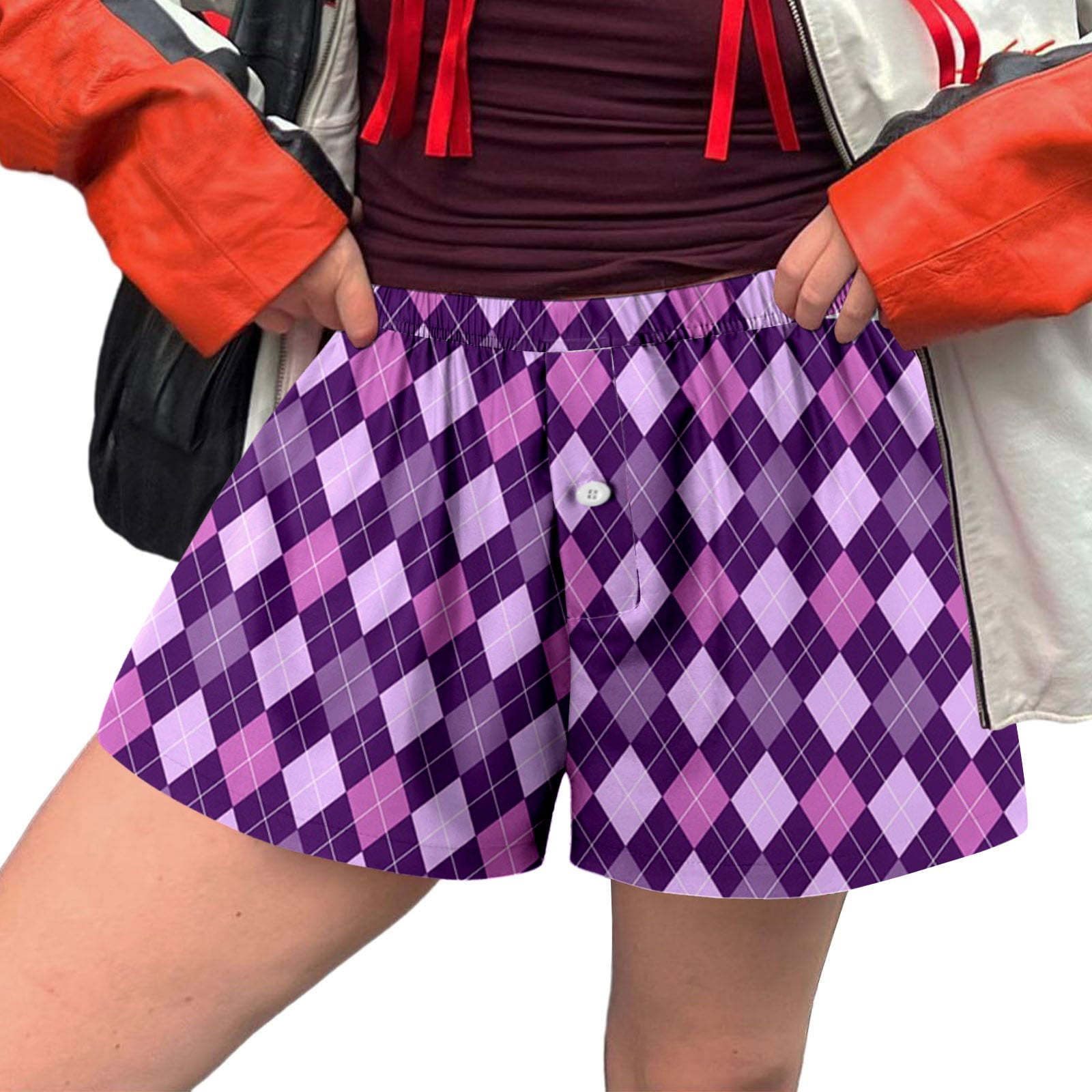 JLFKNG Womens Casual Shorts Fashion Printed Sports Shorts For Women