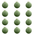 thumbnail image 1 of JLFNYA 12 Pcs Velvet Christmas Balls Bulk Flocked Christmas Tree Ball Ornament Plastic Balls Xmas Decorative Hanging Ornaments Christmas Tree Decoration for Xmas Tree (2.4 Inch), 1 of 6