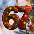 thumbnail image 1 of JLFNYA 67 Christmas Ornament, 67 Ornament for Christmas, 67 Ornaments for Christmas Tree, Xmas Holiday Home Decor, Christmas Tree Decorations, Christmas 67 Wrapping Paper Birthday Gifts, 1 of 5