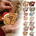 thumbnail image 1 of JLFNYA 67 Christmas Ornament, 67 Ornament for Christmas, 67 Ornaments for Christmas Tree, Xmas Holiday Home Decor, Christmas Tree Decorations, Christmas 67 Wrapping Paper Birthday Gifts, 1 of 8