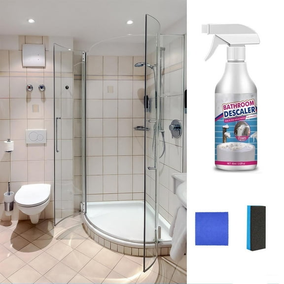 JLFNYA 2Pcs All Purpose Bathroom Cleaner, For Glass Tile Faucet and Bathtub Surfaces