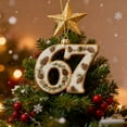 thumbnail image 1 of JLFNYA 67 Ornaments for Christmas Tree, Christmas 67 Acrylic Ornament, Funny Xmas Holiday Ornament, Christmas Tree Decorations, Xmas Holiday Home Decor, Christmas 67 Wrapping Paper Birthday Gifts, 1 of 4