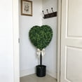 thumbnail image 1 of JLFNYA Boxwood Heart with Bow Topiary, 32", Valentine's Day Gifts for Women Men, Indoor Outdoor Home Porch Decor, Green Home Decor, 1 of 8