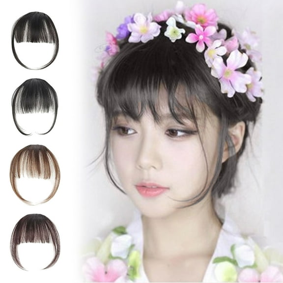 JLFNYA Braiding Hair Extensions, 9 In Braided Wigs, Braiding Hair, Princess Cut Bangs, Braided Wigs for Women Girls, for Stage Party Halloween Costume Cosplay, Gift for Women