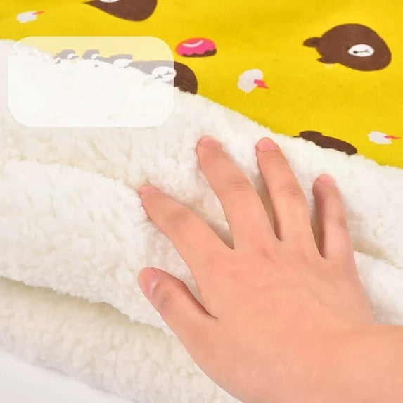 JLFNYA Cat Bed, 21.7 x 17.2" Cat Beds, Cat Beds for Indoor Cats, Pet Bed for Small Medium Pets, Pet Sleeping Bag, Lamb Plush Thickened Pocket Type Winter Linen Sleeping Bag, Pet Sleeping Bag