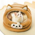 thumbnail image 1 of JLFNYA Cat Dog Kennel, 15 x 15 x 11.8 in Cat Beds, Puppy Bed, Plush Dog Mattress, Thickened Dog Kennel Mat for Fall and Winter, Suitable for Puppy Curl Sleeping, Cat Beds for Indoor Cats, 1 of 6