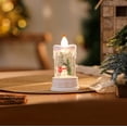 thumbnail image 1 of JLFNYA Christmas Decorations Clearance！Christmas Water-filled Luminous Candle Light Night Light Wind Lamp Ornaments Santa Claus Small Gift Christmas Tree Decoration, 1 of 5