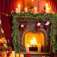 thumbnail image 1 of JLFNYA Christmas Garland, 6 Ft Christmas Norfolk Garland, Faux Greenery Pine Garland, Artificial Norfolk Garlands, Christmas Garland for Holiday Window Fireplace Indoor Outdoor Decor, Gifts for Women, 1 of 6