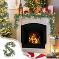 thumbnail image 1 of JLFNYA Christmas Garland, 6 Ft Christmas Norfolk Garland, Greenery Garland, Green Artificial Christmas Wreath, Christmas Garland for Winter Home Fireplace Holiday Party Decor, Gifts for Women, 1 of 8